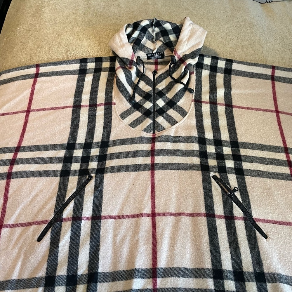 Burberry Full Poncho w/ Hood